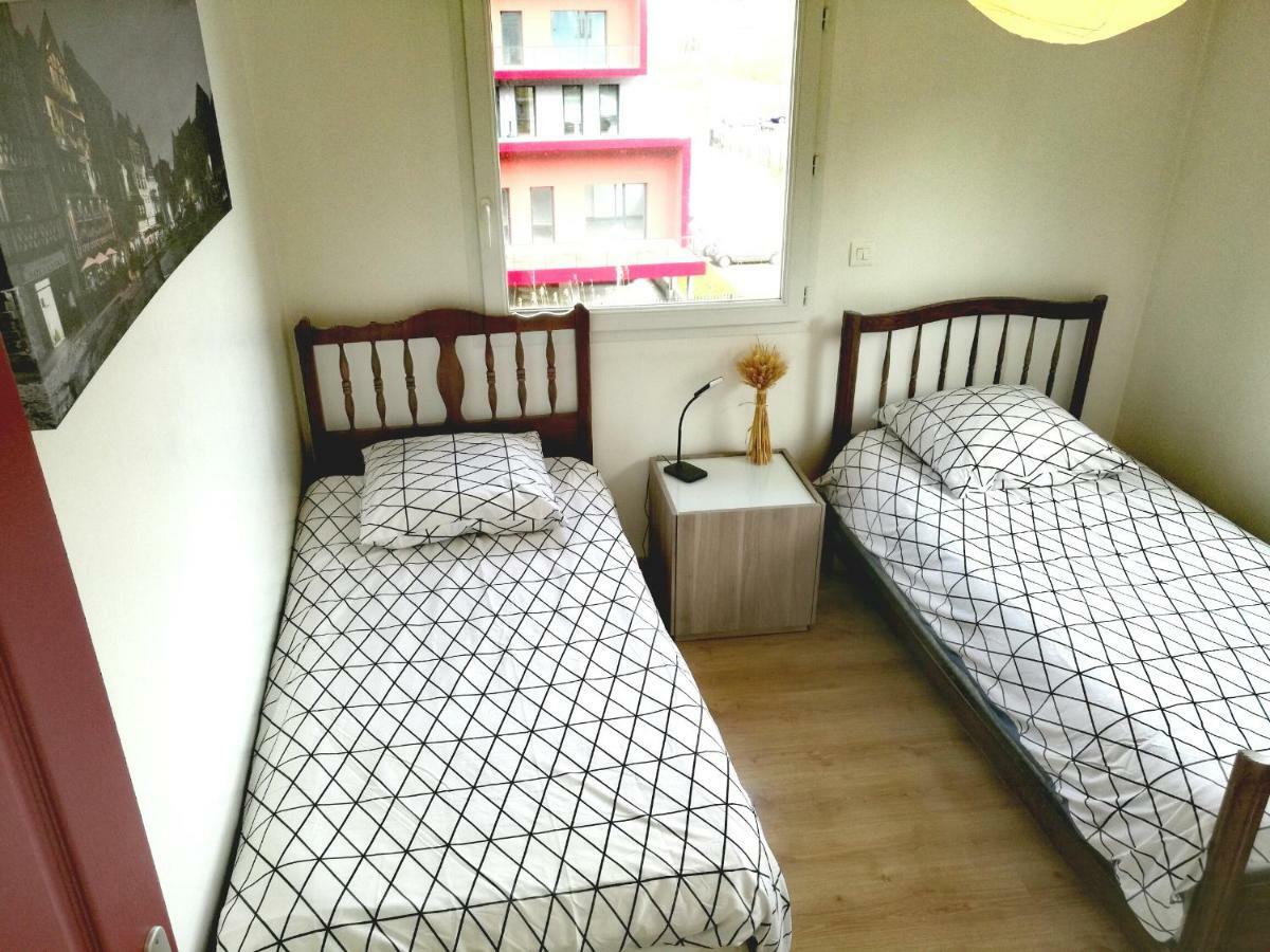 Grand Appartement Proche Chu Rouen Exteriör bild