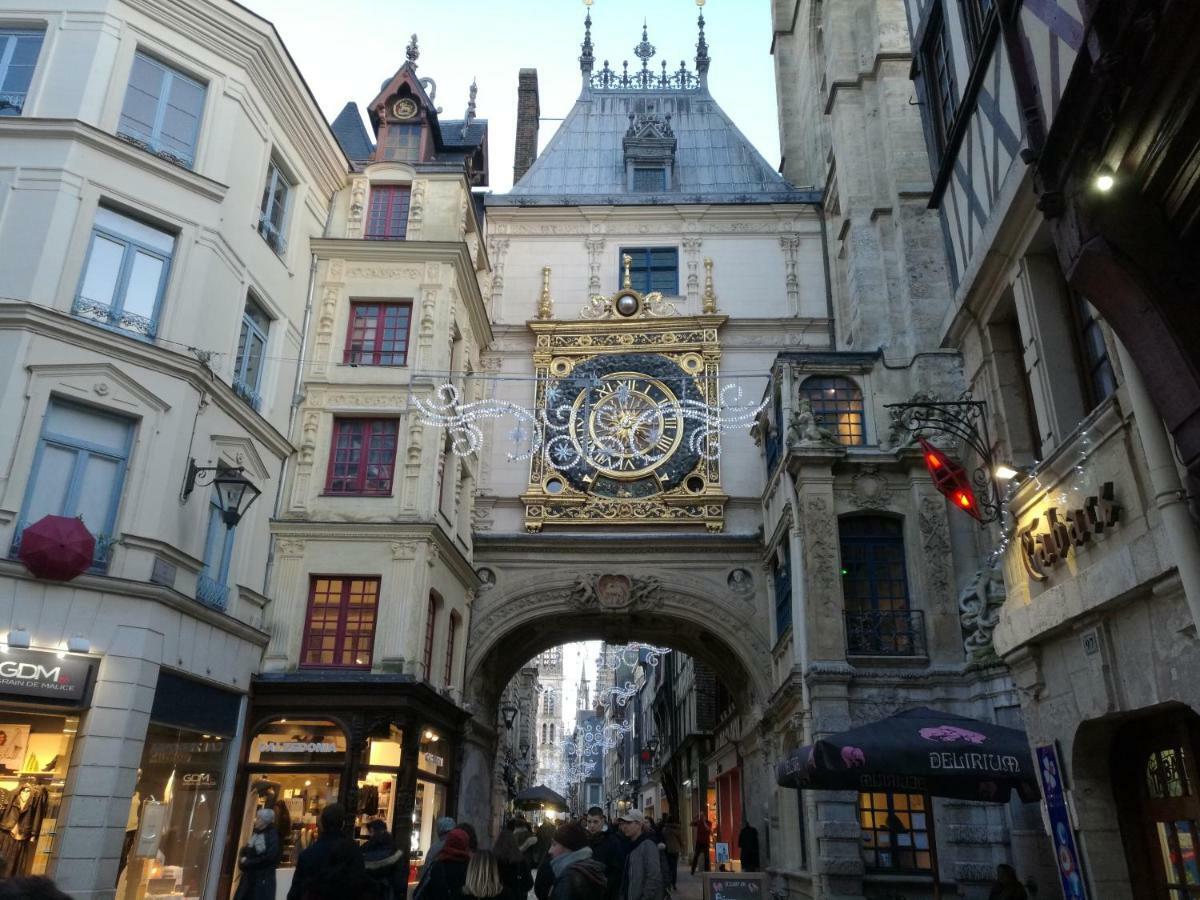 Grand Appartement Proche Chu Rouen Exteriör bild
